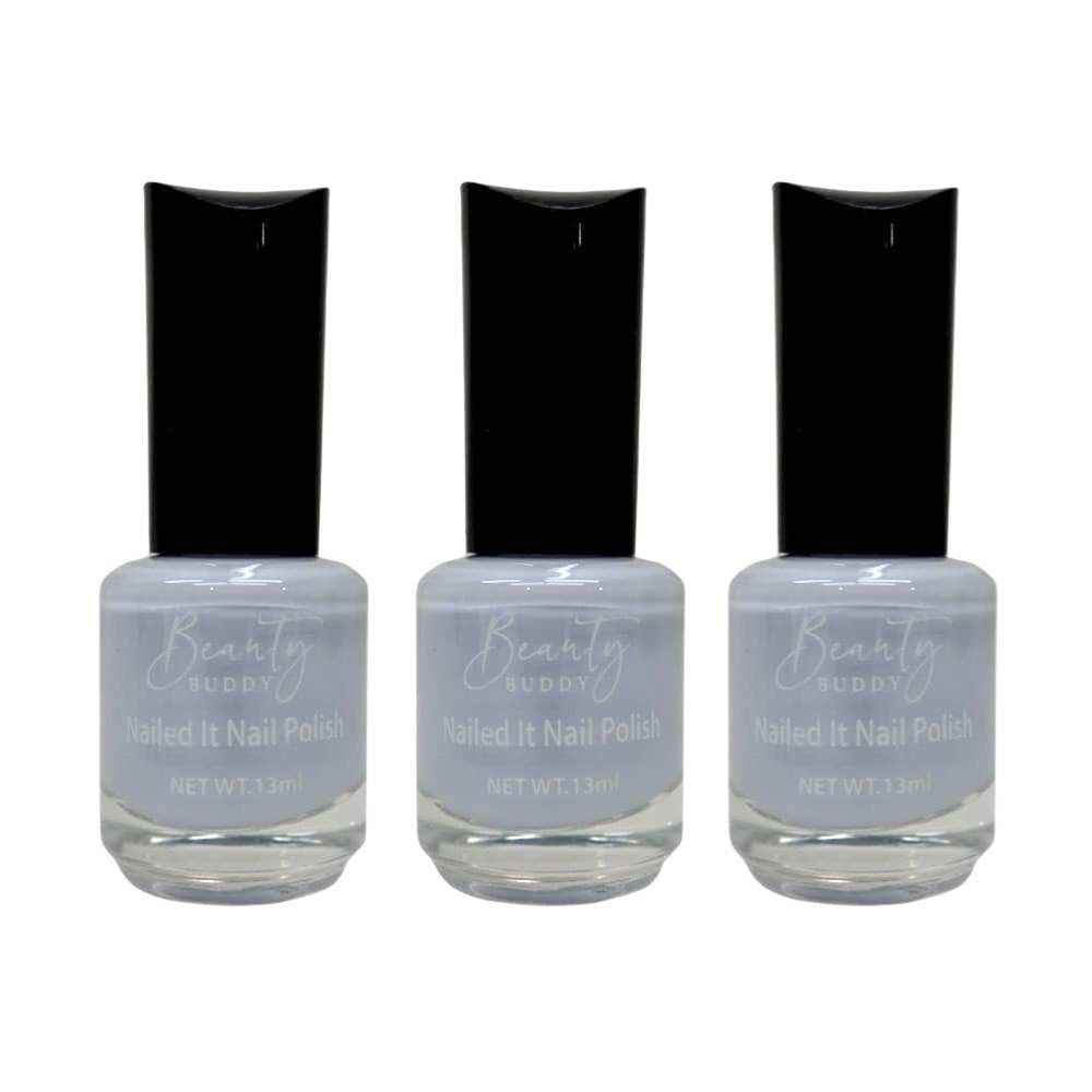 3x Beauty Buddy Nailed It Nail Polish 07 Always Amethyst 13ml