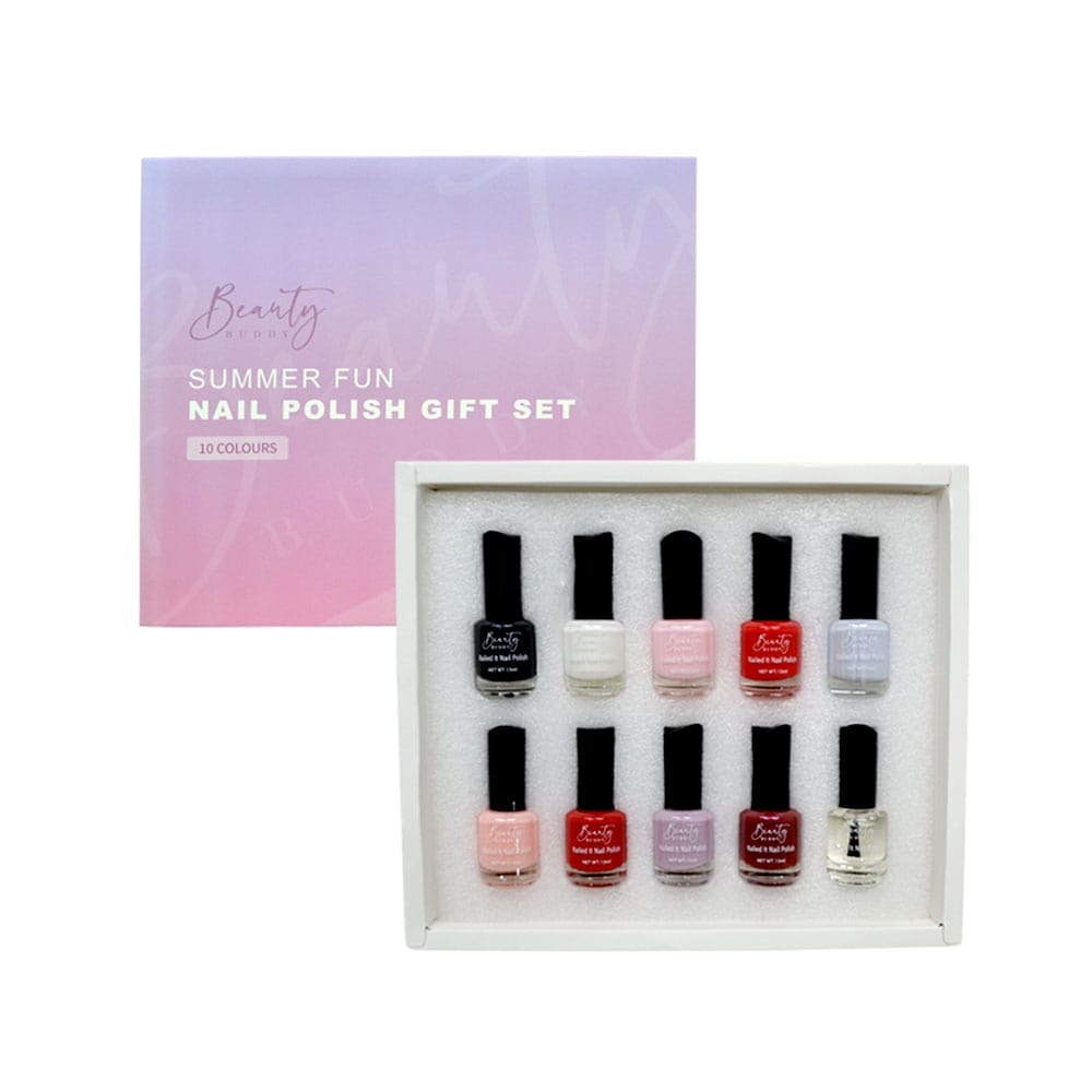 Beauty Buddy Summer Fun Nail Polish Gift Set 10pk