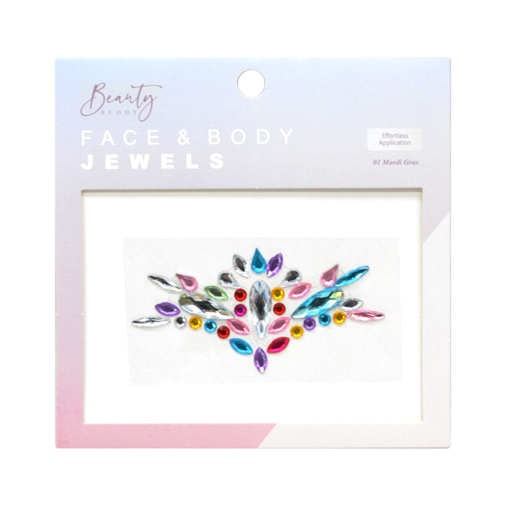 Beauty Buddy Face & Body Jewels 01 Mardi Gras