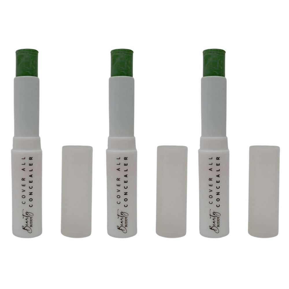 3x Beauty Buddy Cover All Concealer 03 Green 4g