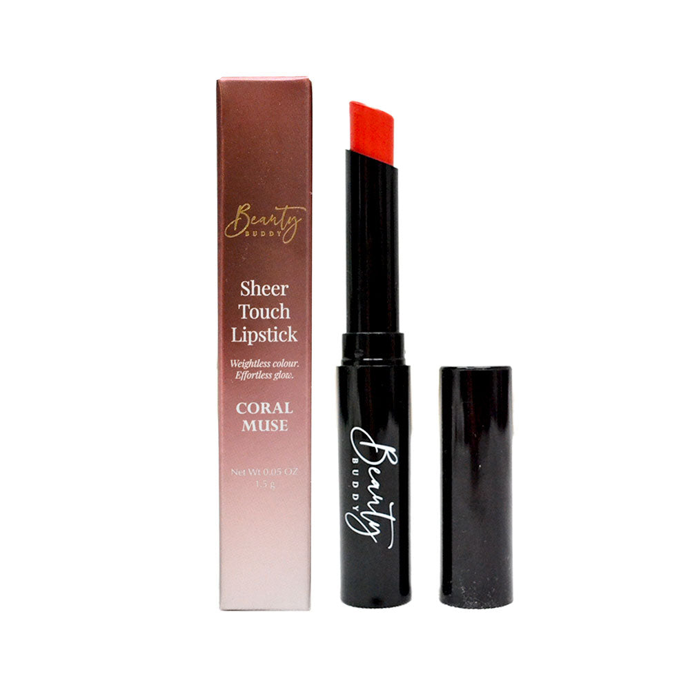 Beauty Buddy Sheer Touch Lipstick Coral Muse 1.5g