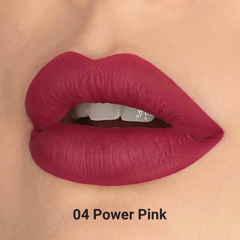 Beauty Buddy Velvet Matte Lipstick 04 Power Pink 4g