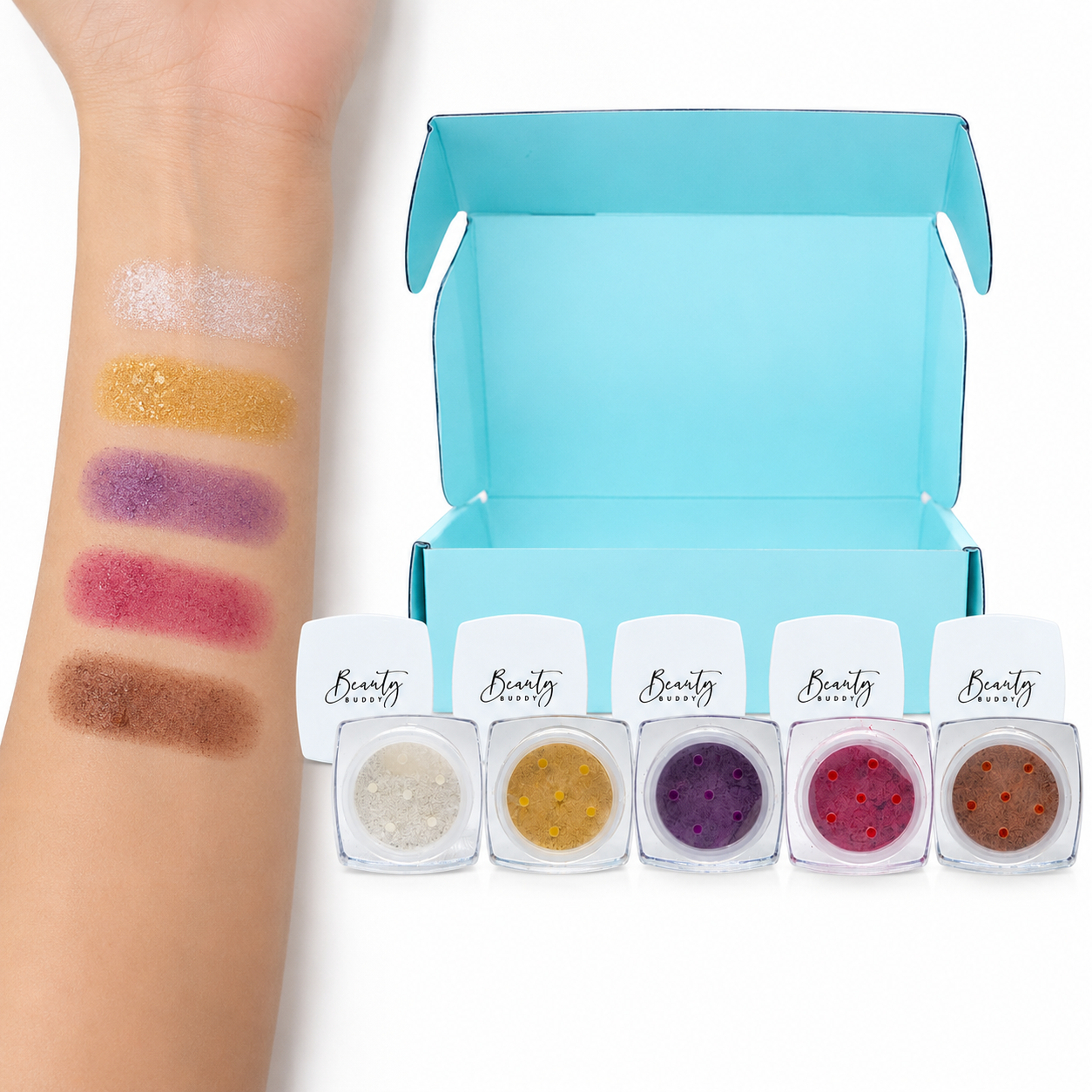 Beauty Buddy Power Pigment Powder Gift Set - 5 items