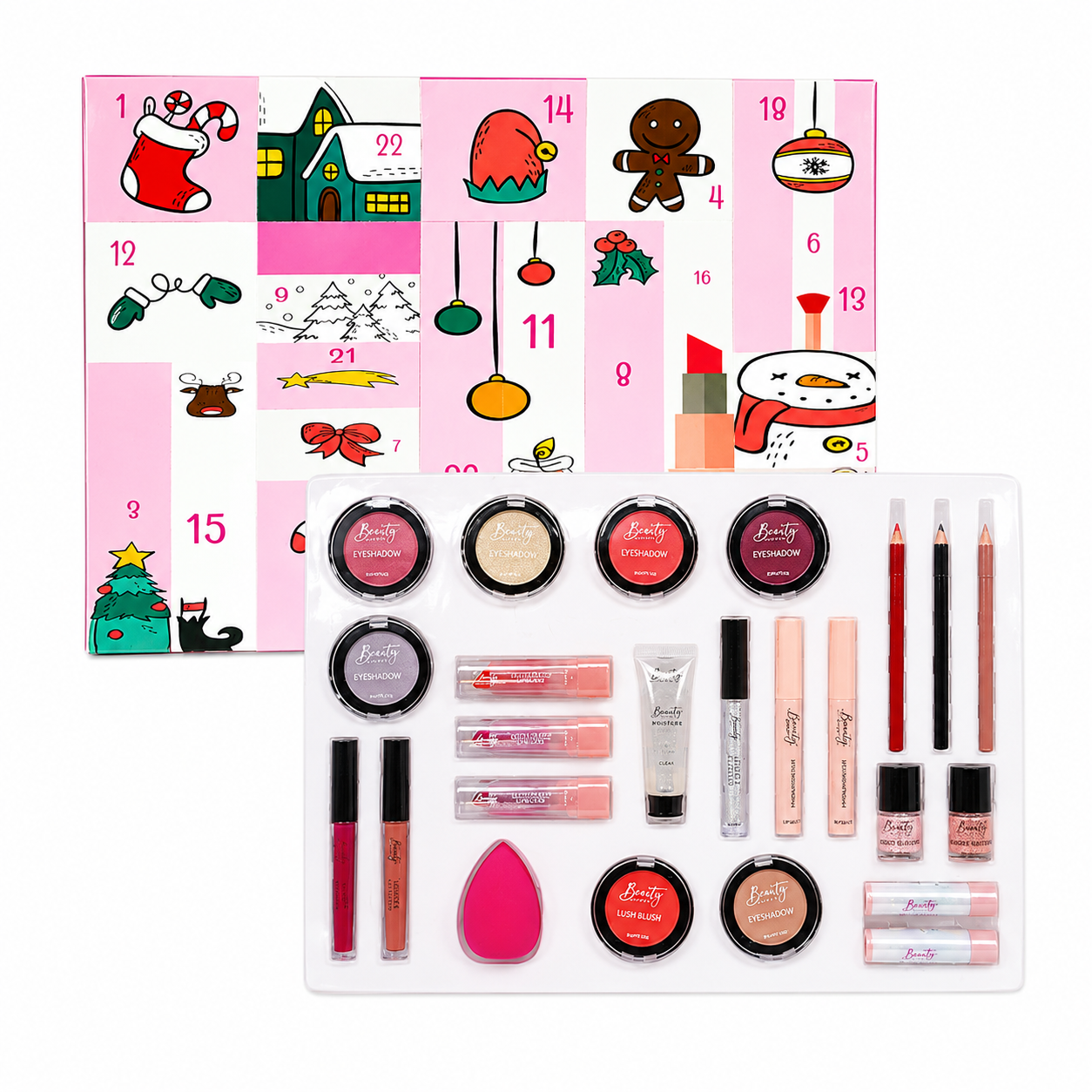 Beauty Buddy Christmas Gift Set - 24 items