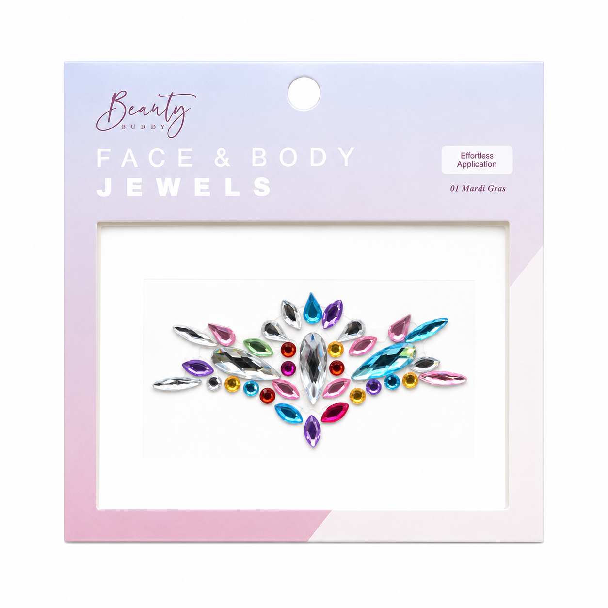 Beauty Buddy Face & Body Jewels 01 Mardi Gras