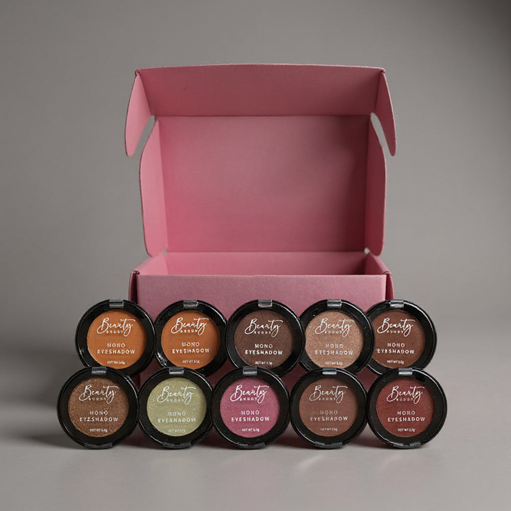 Beauty Buddy Mono Eyeshadow Gift Set - 10 items