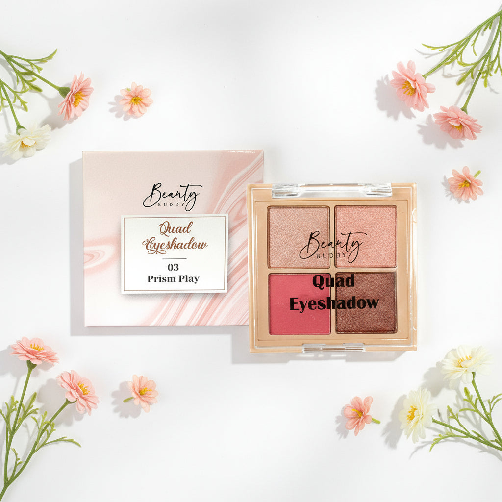 Beauty Buddy Quad Eyeshadow 03 Prism Play