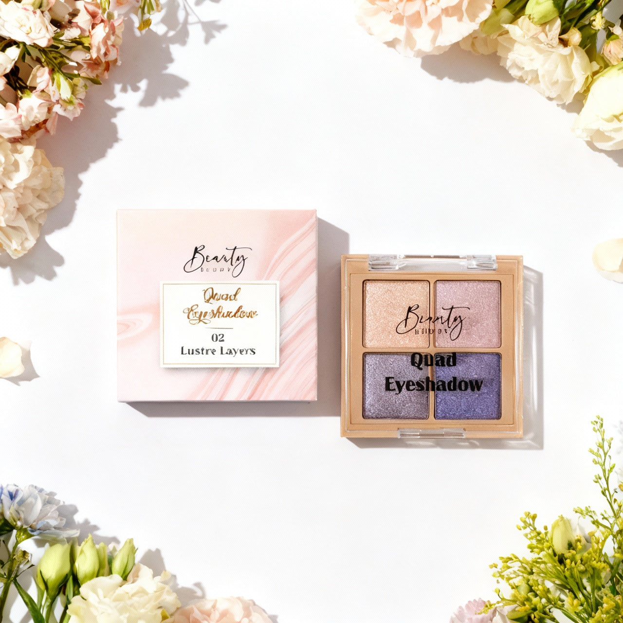 Beauty Buddy Quad Eyeshadow 02 Lustre Layers