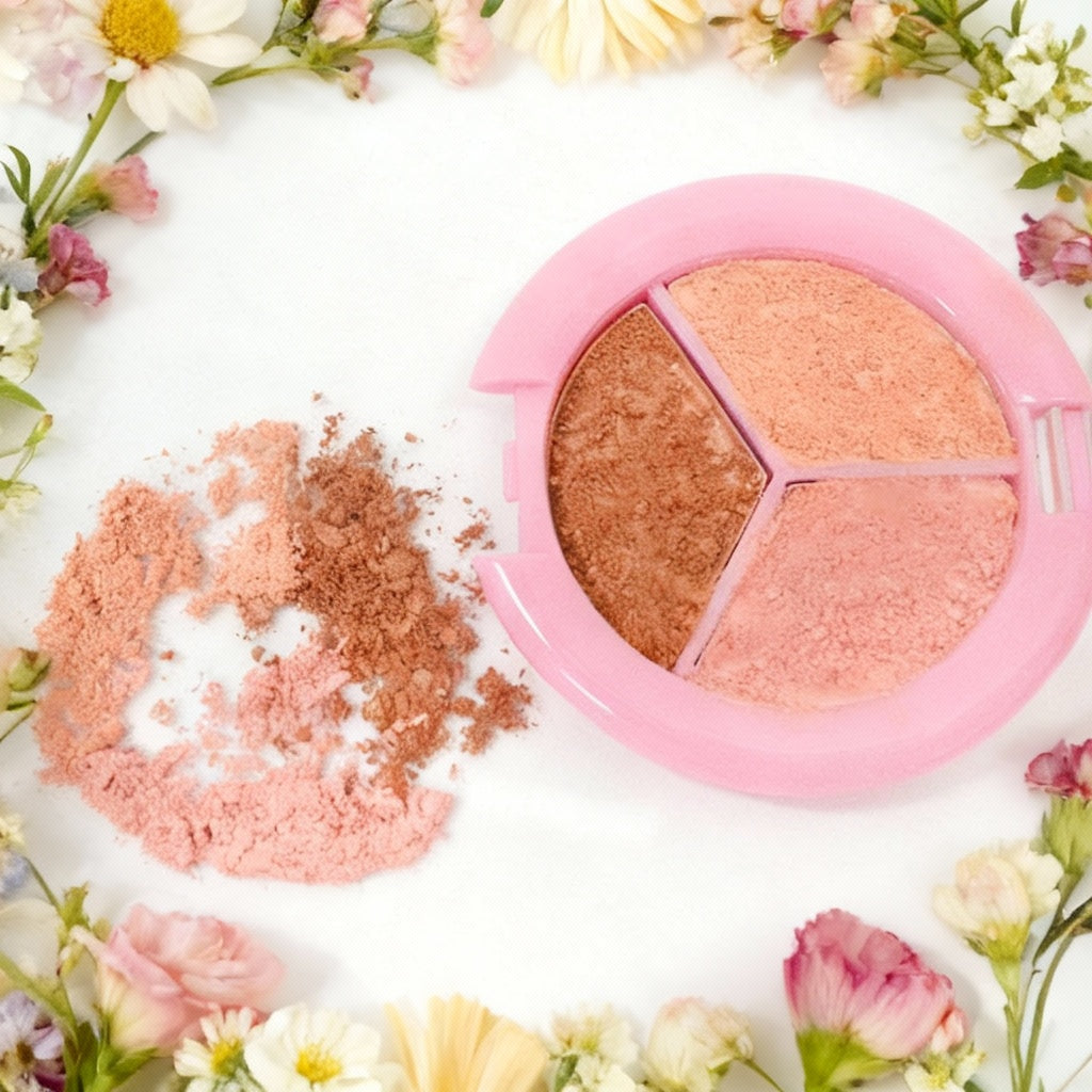 Beauty Buddy Eyeshadow & Blush Trio Peach Whirl