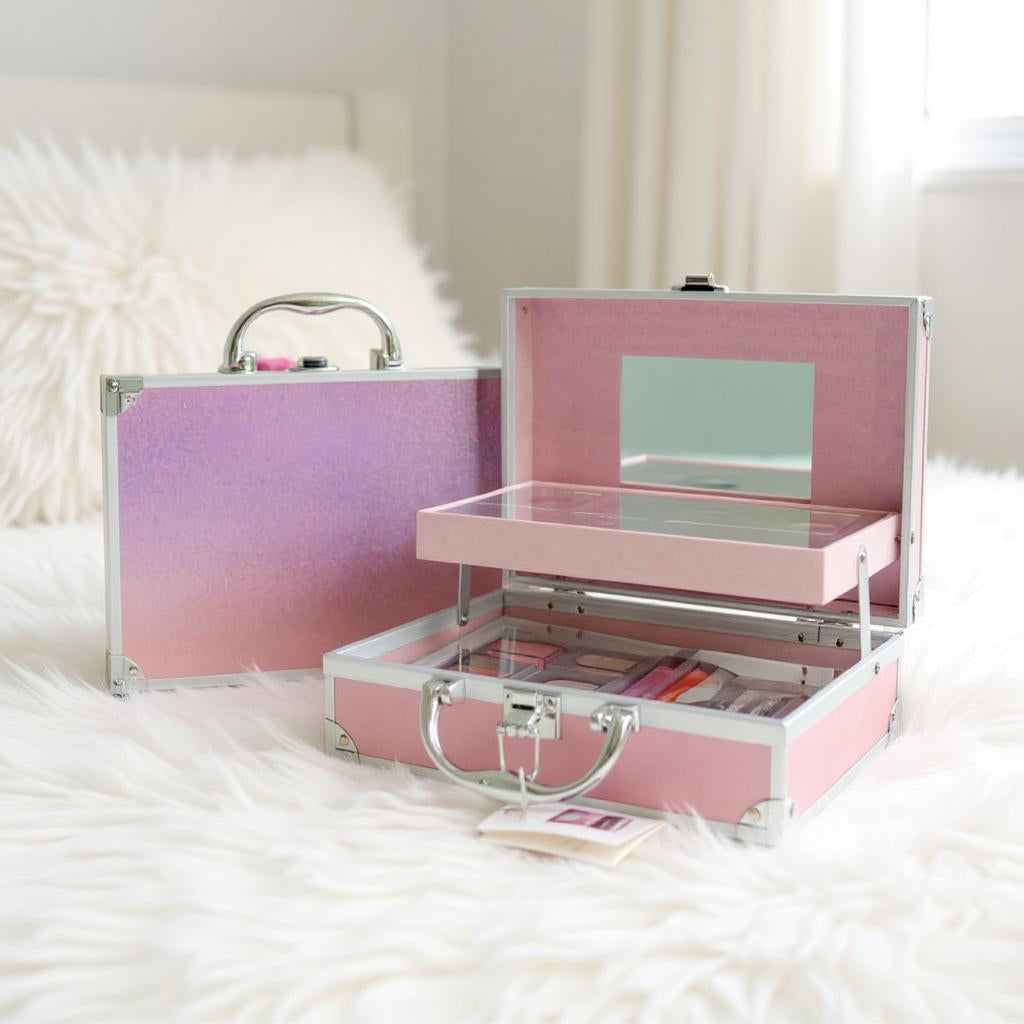 Beauty Buddy Makeup Essentials Kit & Train Case
