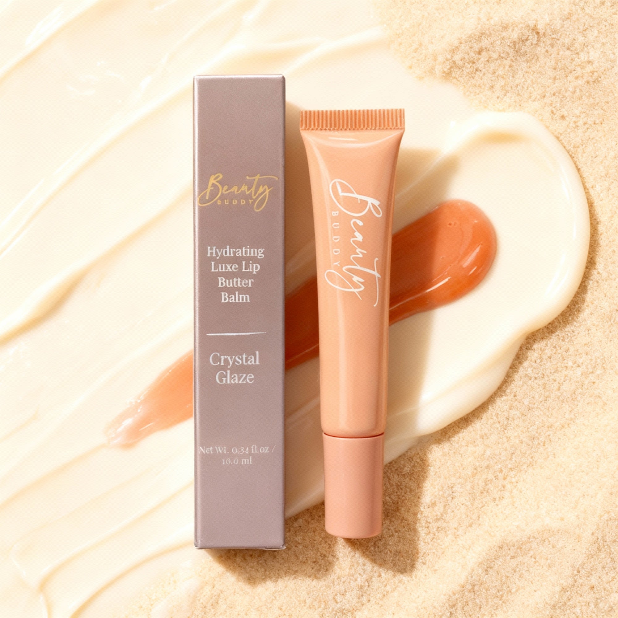 Beauty Buddy Hydrating Luxe Lip Butter Balm Crystal Glaze 10ml