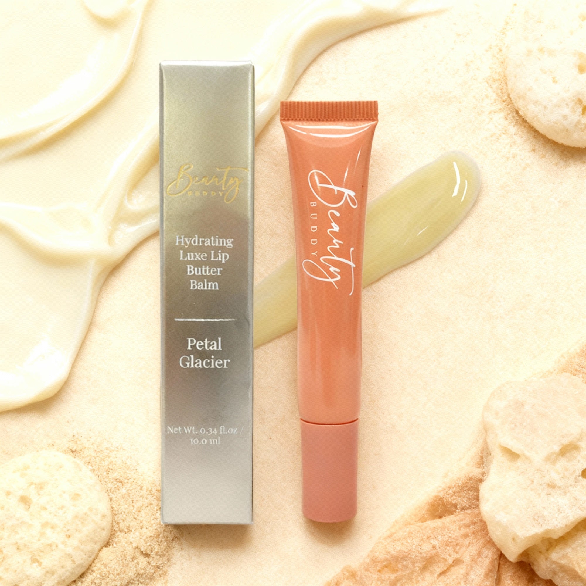 Beauty Buddy Hydrating Luxe Lip Butter Balm Petal Glacier 10ml