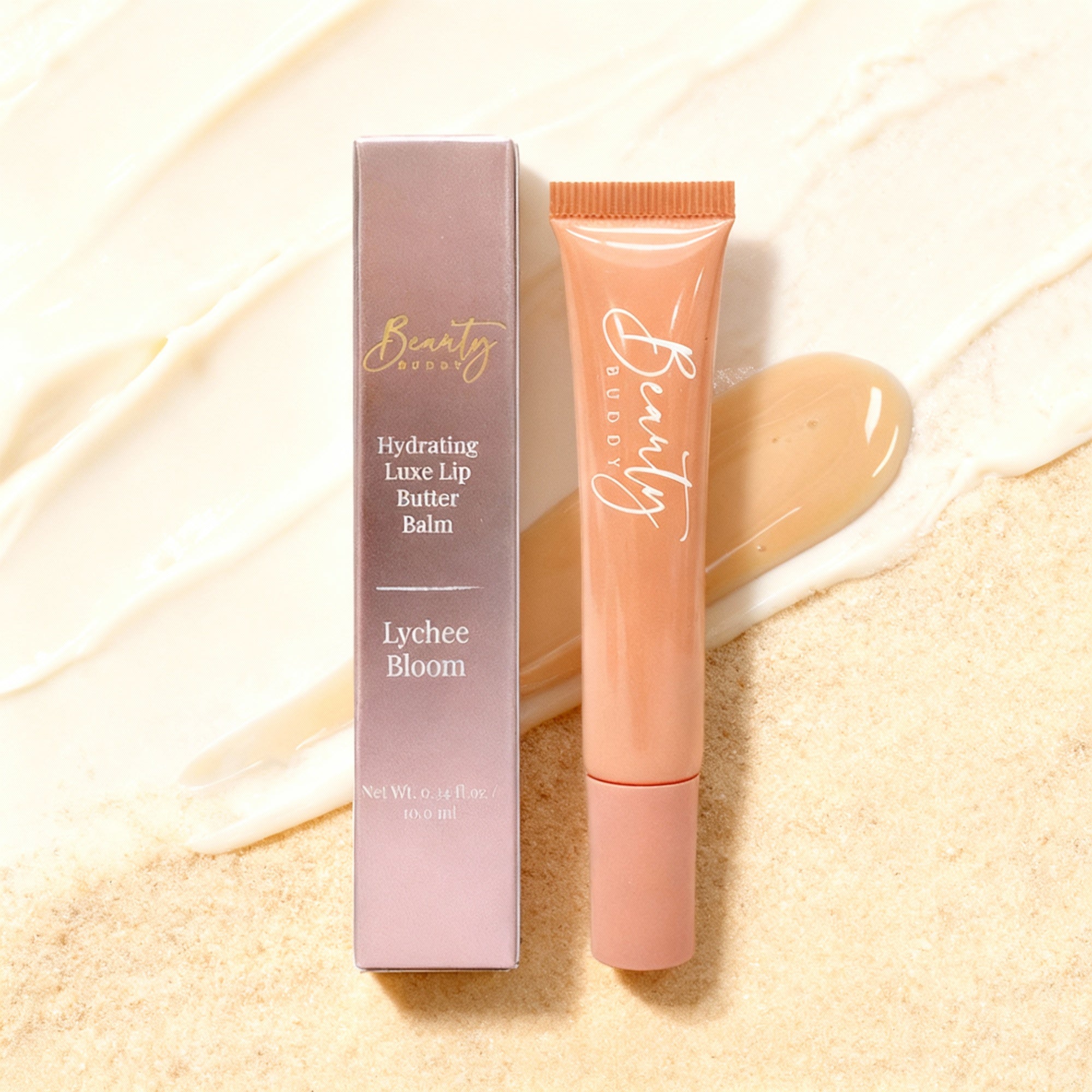 Beauty Buddy Hydrating Luxe Lip Butter Balm Lychee Bloom 10ml