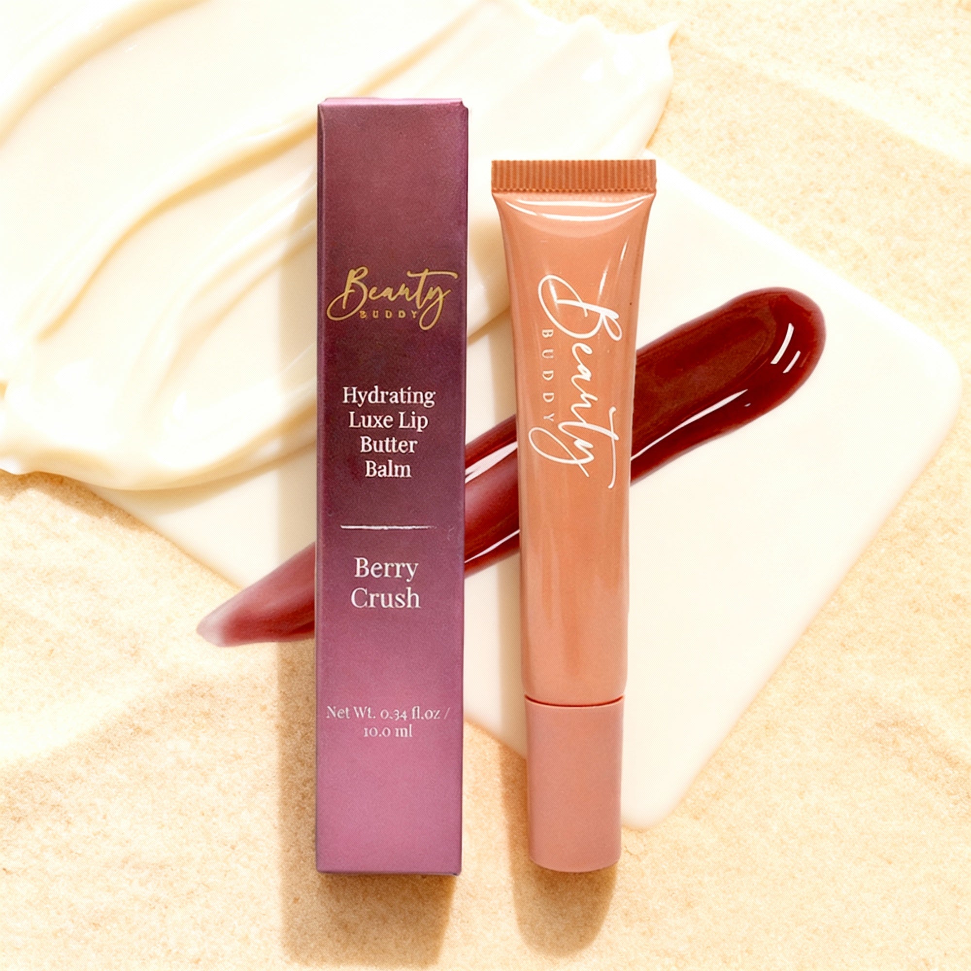 Beauty Buddy Hydrating Luxe Lip Butter Balm Berry Crush 10ml